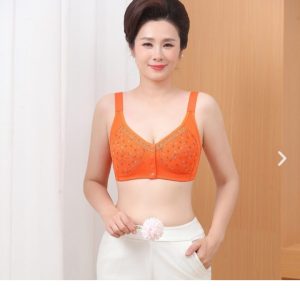 ১ পিস ফোম ছাড়া সোল্ডার স্ট্র্যাপস কটন বাটন ব্রা